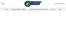 Tablet Screenshot of alhardingco.com